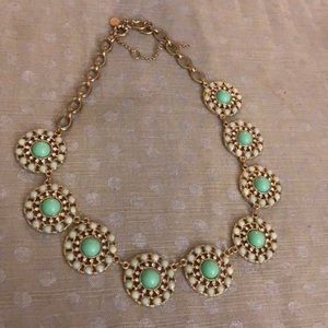 J. Crew Turquoise Statement Necklace